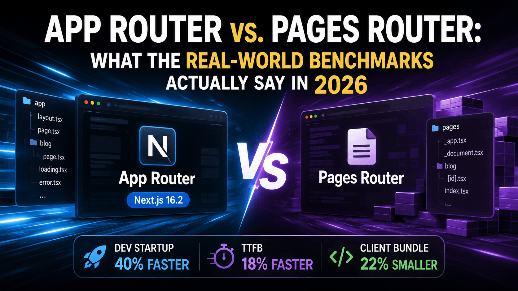 App Router vs Pages Router: What the 2026 Performance Benchmarks Actually Show